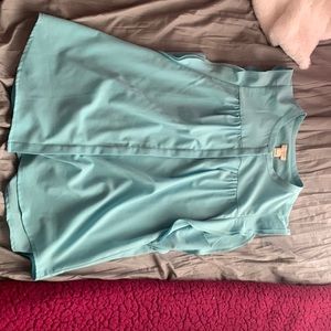 Jcrew size 6, pretty blue color, buttons up in the front